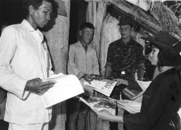 Phung Hoang (Phoenix) Team in field operations, Tay Ninh Province, 1969.